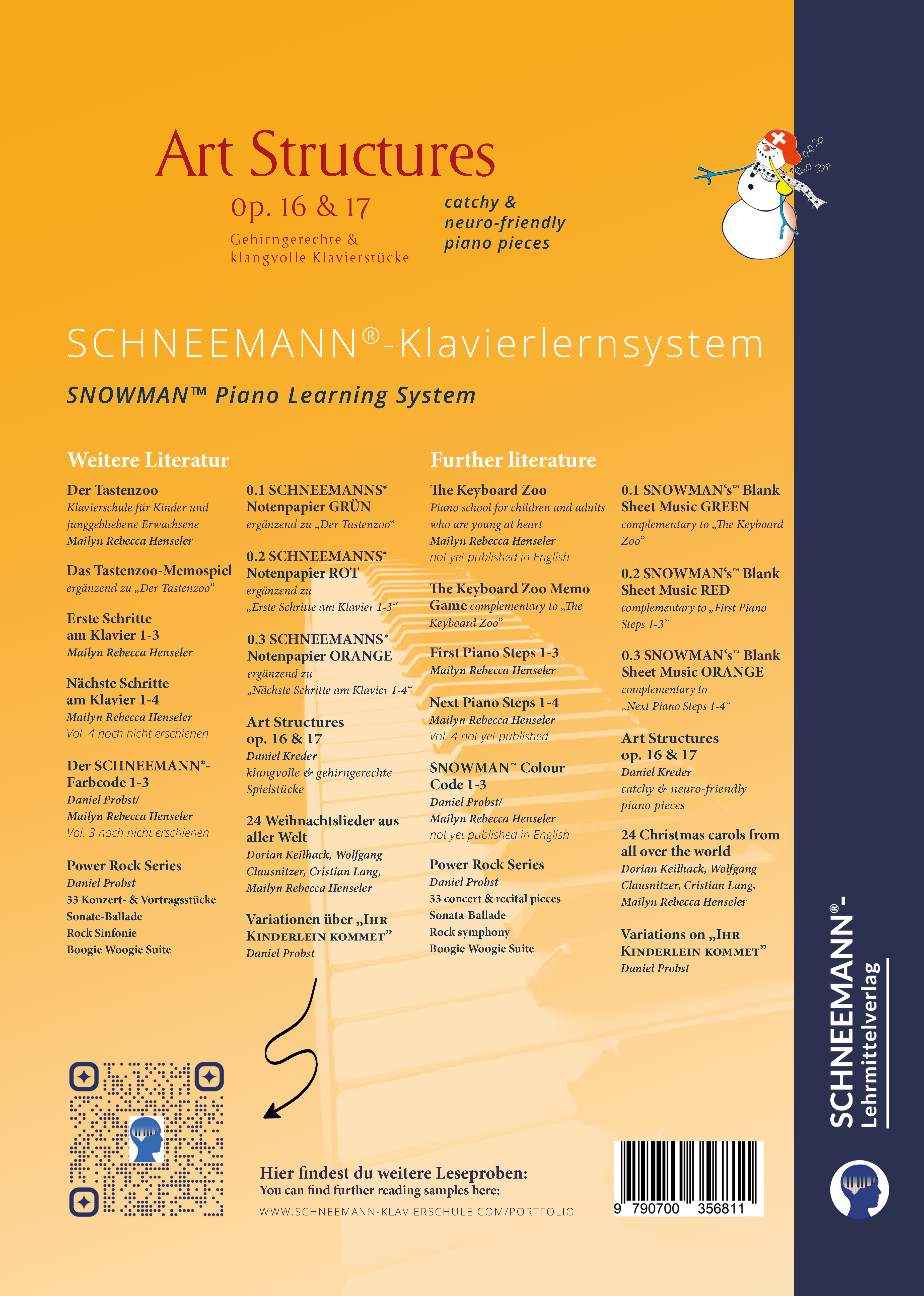 Rückseitencover Art Structures op. 16 & 17