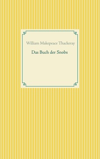 Vorderes Coverbild Das Buch der Snobs