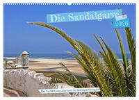 Vorderes Coverbild Die Sandalgarve - Der flache Küstenabschnitt im Südosten Portugals (Wandkalender 2026 DIN A2 quer), CALVENDO Monatskalender