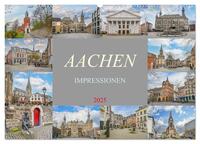 Vorderes Coverbild Aachen Impressionen (Wandkalender 2025 DIN A2 quer), CALVENDO Monatskalender