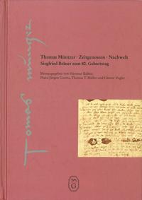 Vorderes Coverbild Thomas Müntzer - Zeitgenossen Nachwelt