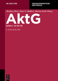 Vorderes Coverbild Aktiengesetz / §§ 150-178