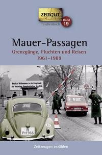 Vorderes Coverbild Mauer-Passagen. Klappenbroschur