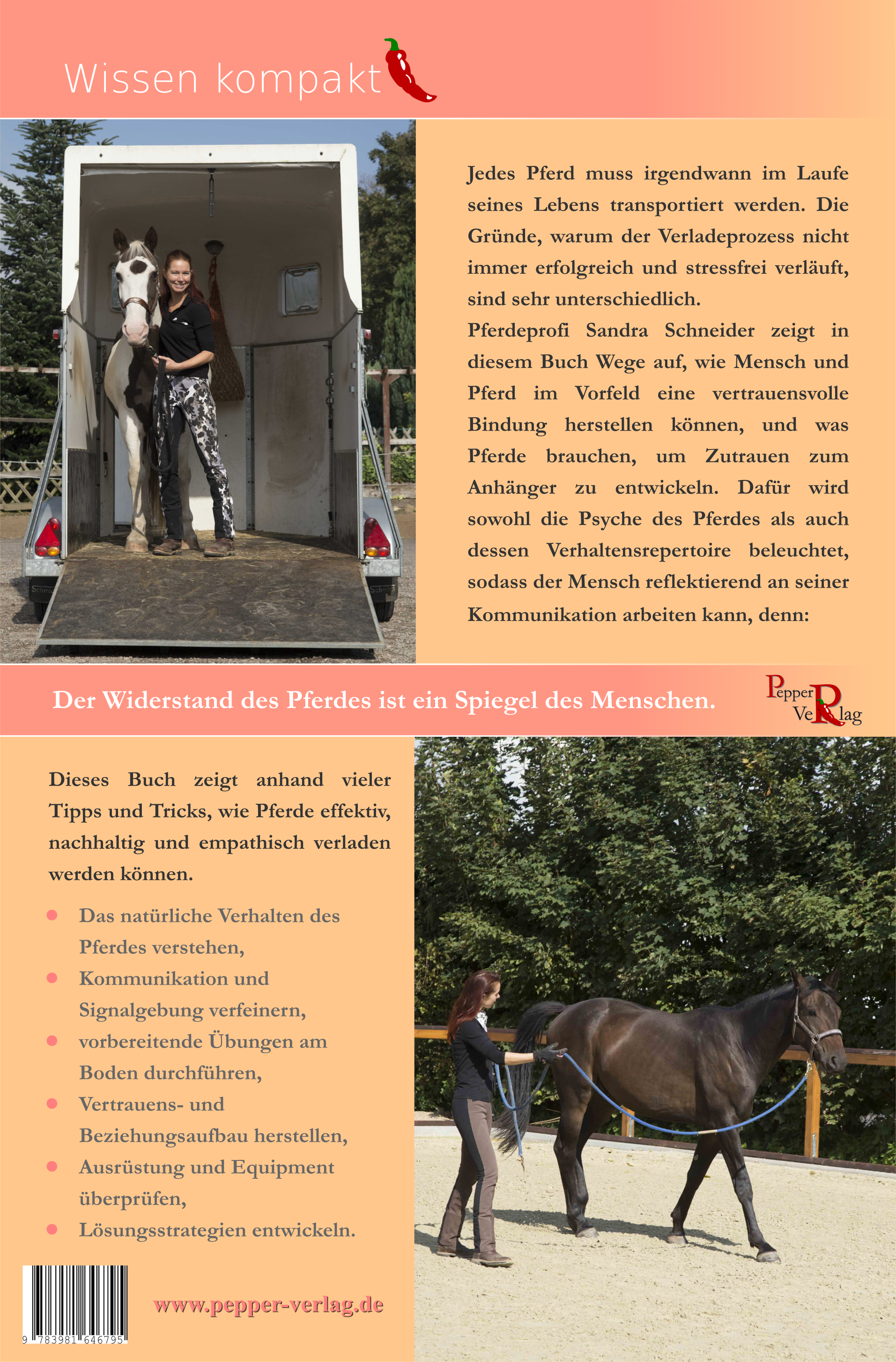 Rückseitencover Übungsbuch Verladetraining