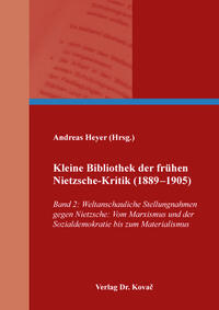Vorderes Coverbild Kleine Bibliothek der frühen Nietzsche-Kritik (1889–1905)
