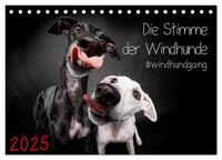 Vorderes Coverbild Die Stimme der Windhunde (Tischkalender 2025 DIN A5 quer), CALVENDO Monatskalender