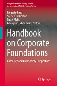 Vorderes Coverbild Handbook on Corporate Foundations