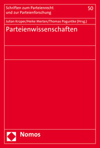 Vorderes Coverbild Parteienwissenschaften