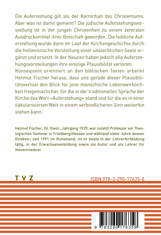 Rückseitencover Der Auferstehungsglaube