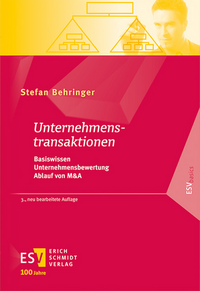 Vorderes Coverbild Unternehmenstransaktionen