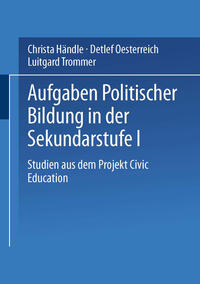 Vorderes Coverbild Aufgaben politischer Bildung in der Sekundarstufe I