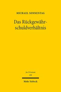 Vorderes Coverbild Das Rückgewährschuldverhältnis