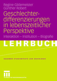 Vorderes Coverbild Geschlechterdifferenzierungen in lebenszeitlicher Perspektive