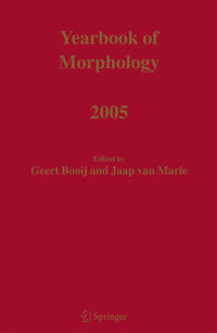Vorderes Coverbild Yearbook of Morphology 2005