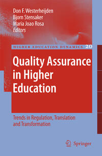 Vorderes Coverbild Quality Assurance in Higher Education