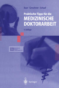 Vorderes Coverbild Praktische Tipps für die Medizinische Doktorarbeit