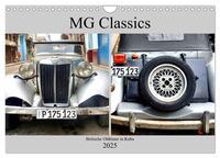 Vorderes Coverbild MG Classics - Britische Oldtimer in Kuba (Wandkalender 2025 DIN A4 quer), CALVENDO Monatskalender