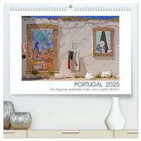 Vorderes Coverbild Portugal. Die Algarve zwischen Faro und Castro Marim (hochwertiger Premium Wandkalender 2025 DIN A2 quer), Kunstdruck in Hochglanz