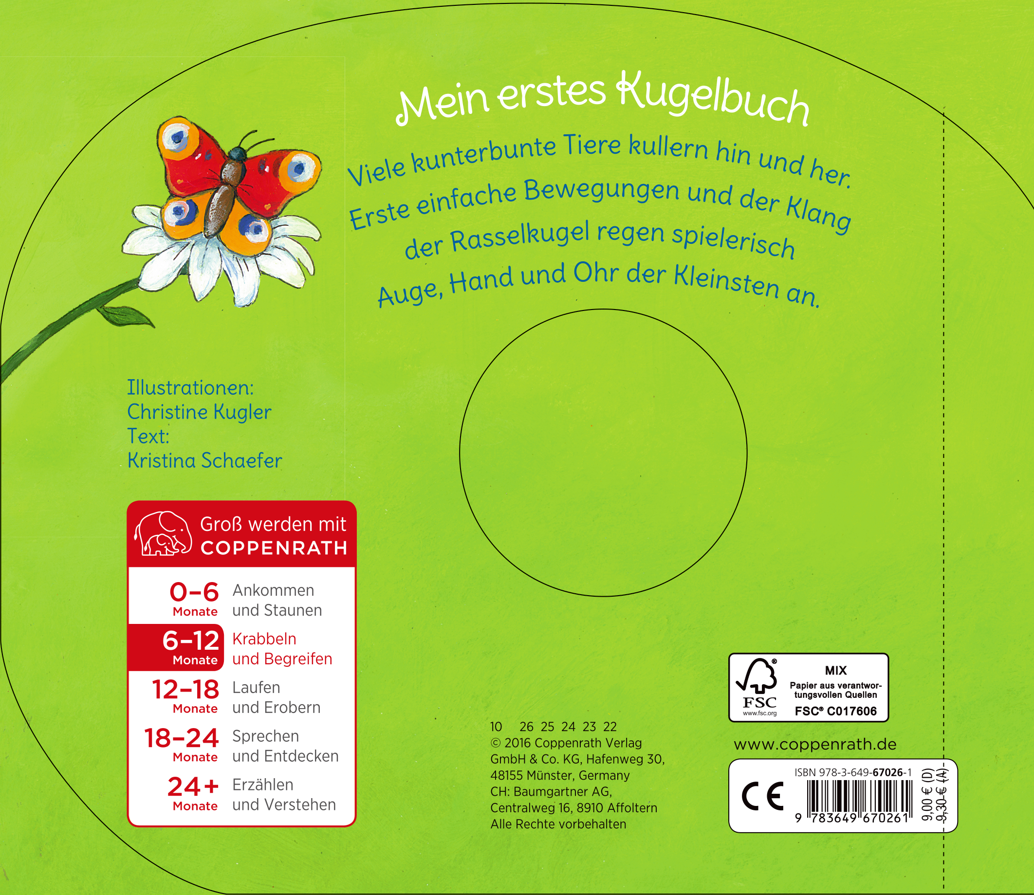 Rückseitencover Mein erstes Kugelbuch: Kleiner Kuller-Käfer