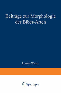 Vorderes Coverbild Beiträge zur Morphologie der Biber-Arten