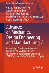 Vorderes Coverbild Advances on Mechanics, Design Engineering and Manufacturing V