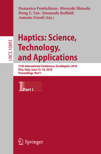 Vorderes Coverbild Haptics: Science, Technology, and Applications