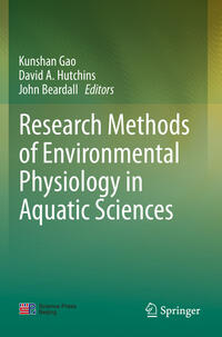 Vorderes Coverbild Research Methods of Environmental Physiology in Aquatic Sciences