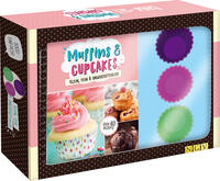 Vorderes Coverbild Back-Set Muffins & Cupcakes. Klein, fein und unwiederstehlich
