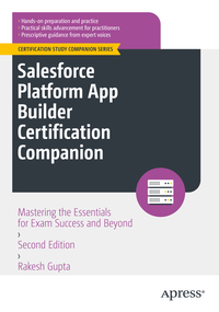 Vorderes Coverbild Salesforce Platform App Builder Certification Companion