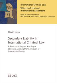 Vorderes Coverbild Secondary Liability in International Criminal Law