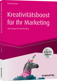 Vorderes Coverbild Kreativitätsboost für Ihr Marketing inkl. Arbeitshilfen online