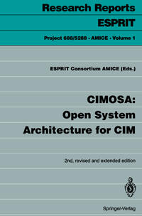 Vorderes Coverbild CIMOSA: Open System Architecture for CIM