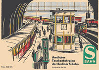 Vorderes Coverbild Berliner S-Bahn - Amtlicher Taschenfahrplan 1961