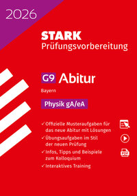 Vorderes Coverbild STARK Physik gA/eA - Abitur 2026 Bayern - Prüfungsvorbereitung