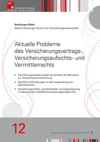 Vorderes Coverbild Aktuelle Probleme des Versicherungsvertrags-, Versicherungsaufsichts- und Vermittlerrechts