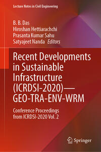 Vorderes Coverbild Recent Developments in Sustainable Infrastructure (ICRDSI-2020)—GEO-TRA-ENV-WRM
