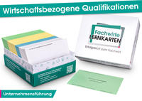 Vorderes Coverbild Wirtschaftsbezogene Qualifikationen - Lernkarten Unternehmensführung