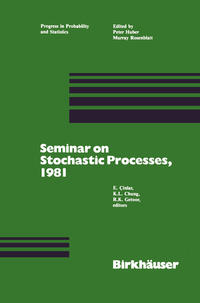Vorderes Coverbild Seminar on Stochastic Processes, 1981