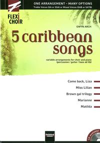 Vorderes Coverbild FLEXI-CHOIR, 5 caribbean songs