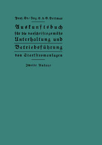 Vorderes Coverbild Auskunftsbuch für die vorschriftsgemäße Unterhaltung und Betriebsführung von Starkstromanlagen