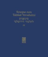 Vorderes Coverbild Synopse zum Talmud Yerushalmi