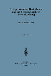 Vorderes Coverbild Kreisprozesse der Gasturbinen und die Versuche zu ihrer Verwirklichung