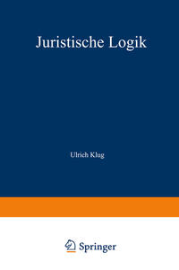 Vorderes Coverbild Juristische Logik