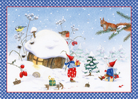 Vorderes Coverbild Adventskalender »Pippa und Pelle«