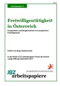 Vorderes Coverbild Freiwilligentätigkeit in Österreich