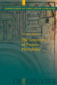 Vorderes Coverbild The Sentences of Pseudo-Phocylides
