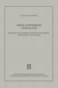 Vorderes Coverbild Grob anstössiges Verhalten
