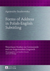 Vorderes Coverbild Forms of Address in Polish-English Subtitling