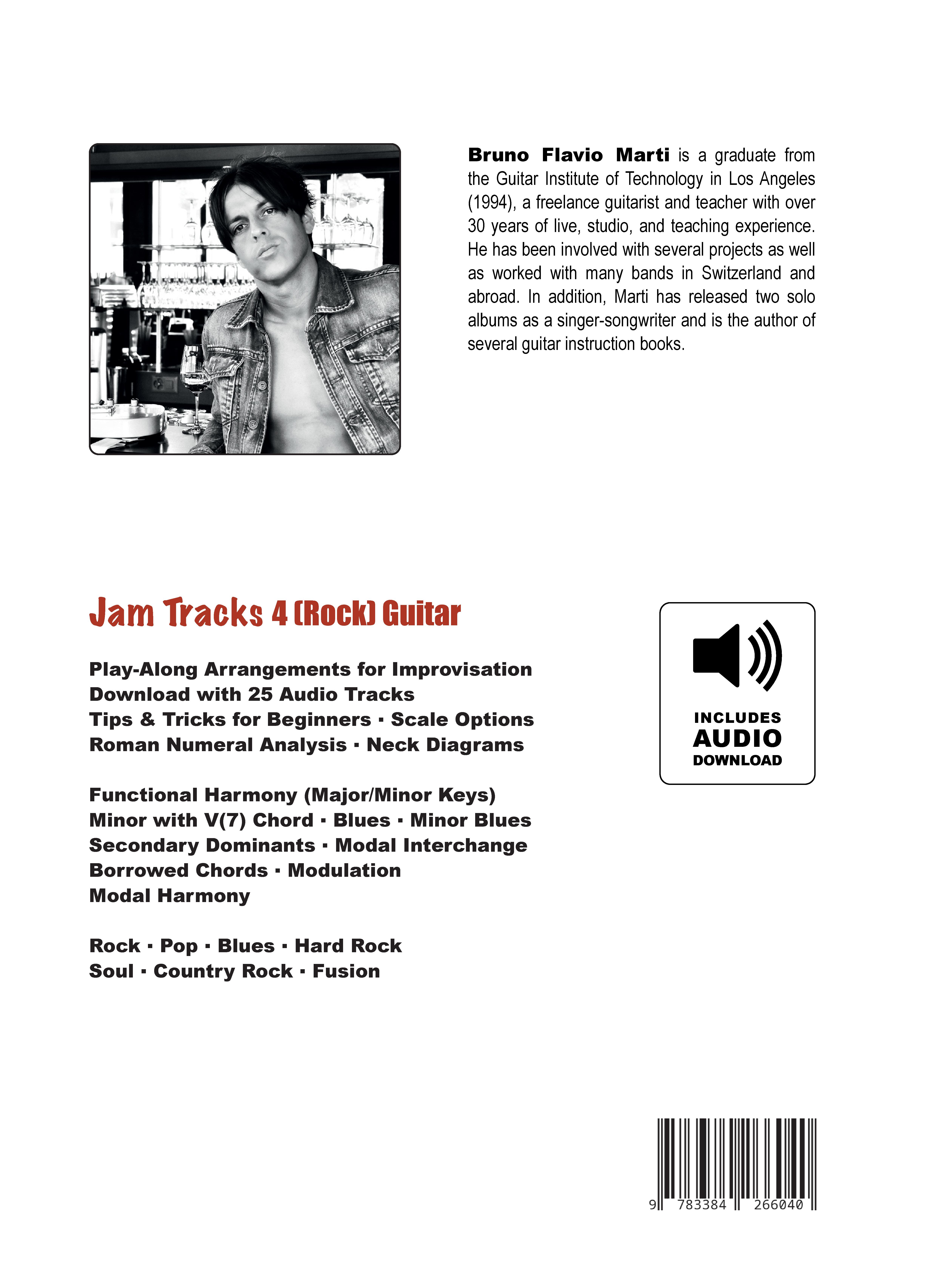 Rückseitencover Jam Tracks 4 (Rock) Guitar