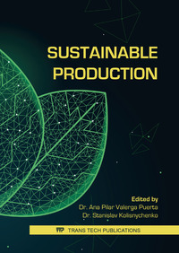 Vorderes Coverbild Sustainable Production